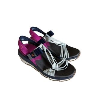 Spyder Chersky Sport Sandals Women 9 Pink Grey Excellent Strappy Hiking Hiking